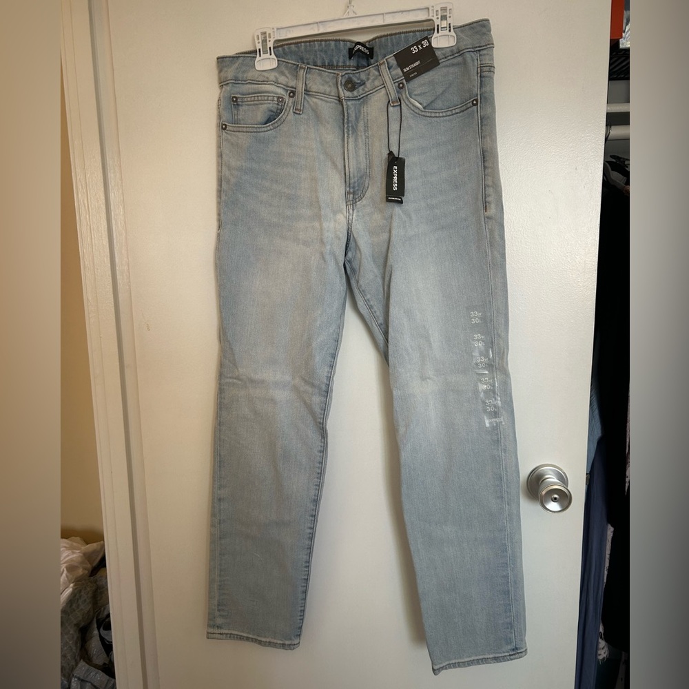 NWT Express Light Gray Men's Jeans